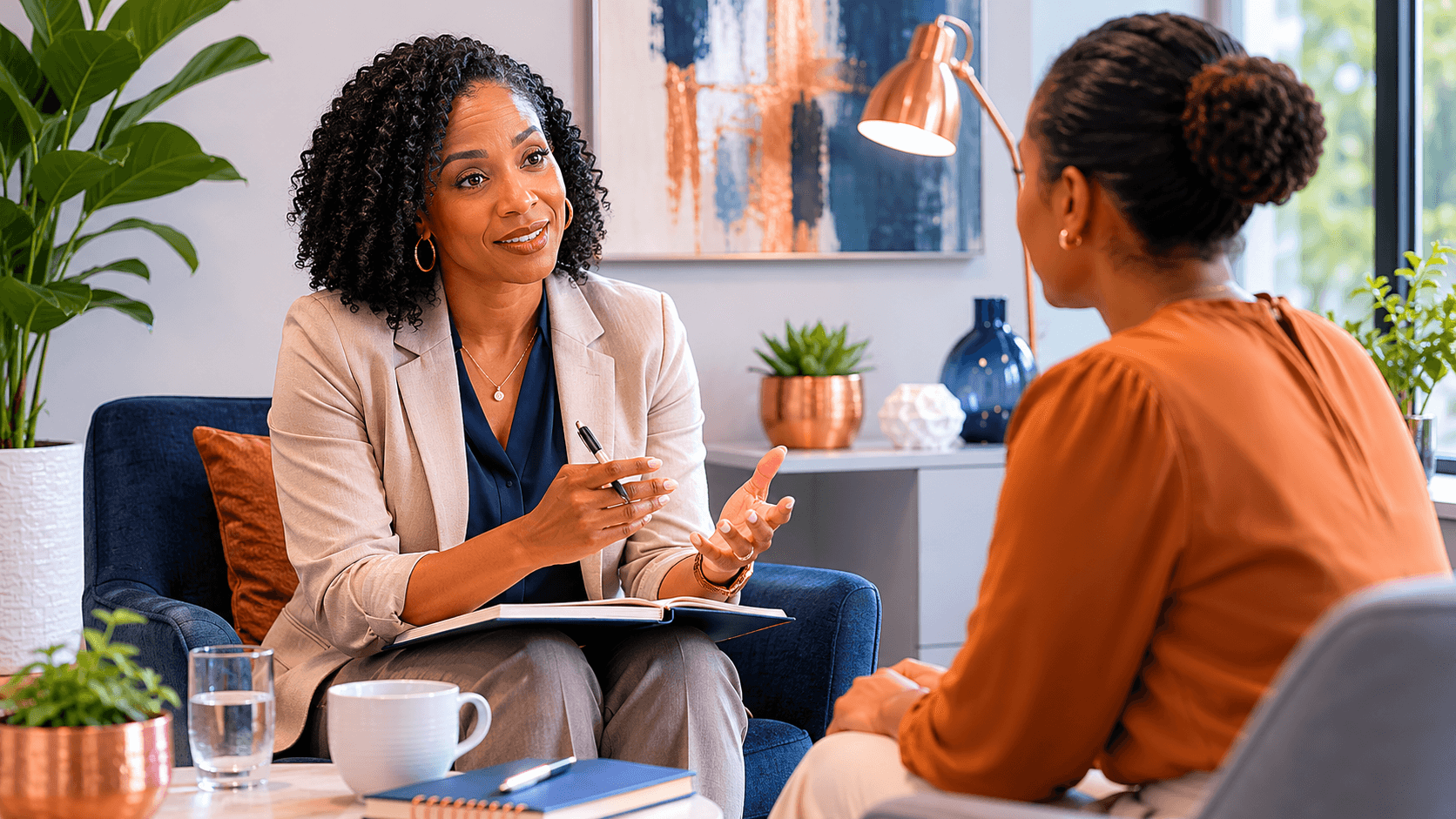 One-on-one executive advisory session with a Wellbeing Hub™ specialist